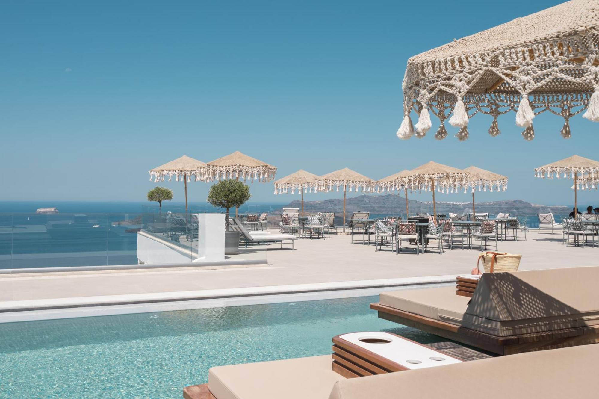 Apeiron Blue Santorini - Sustainable Adults Only 14 Plus Fira  Exterior foto