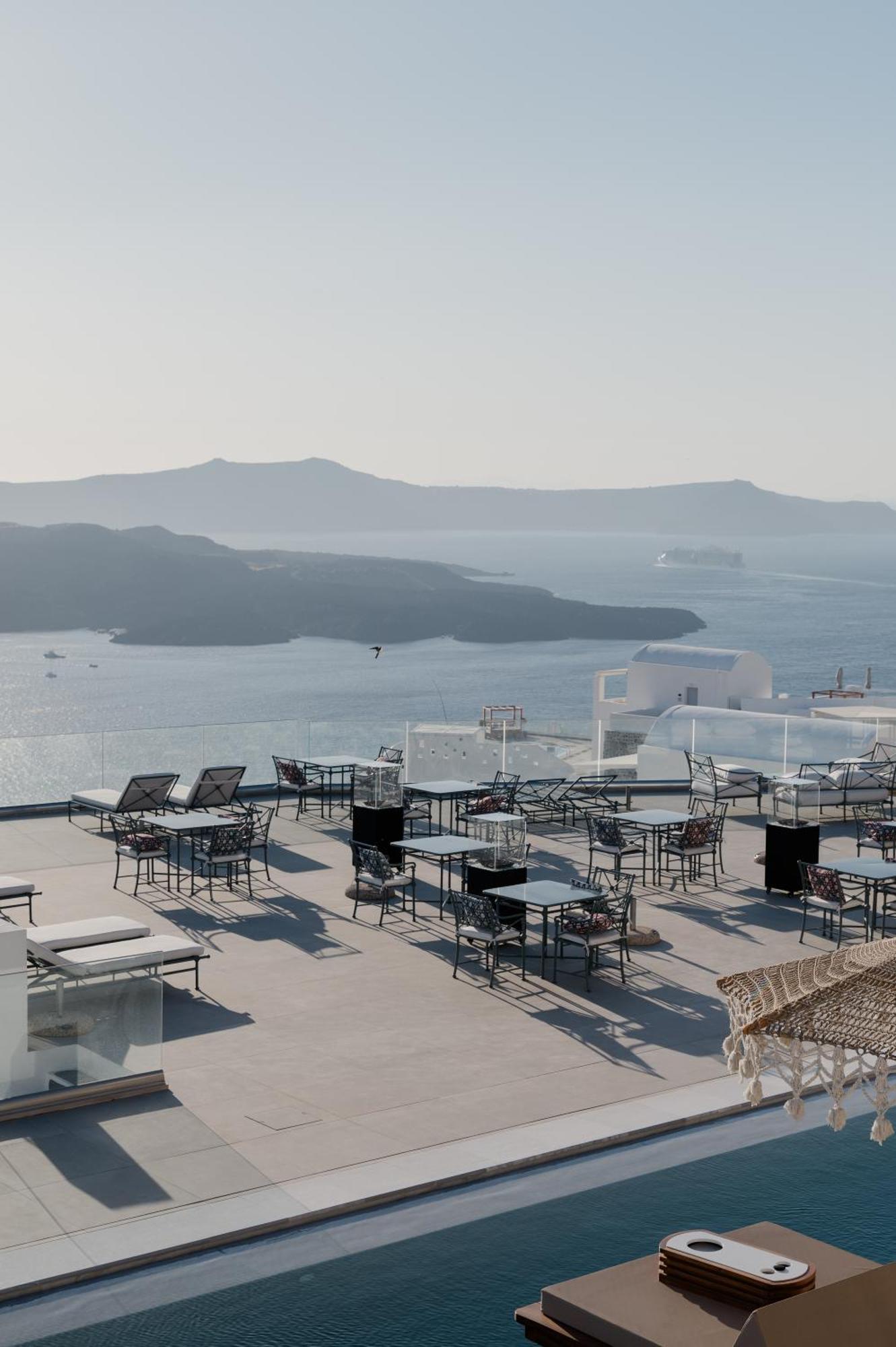 Apeiron Blue Santorini - Sustainable Adults Only 14 Plus Fira  Exterior foto