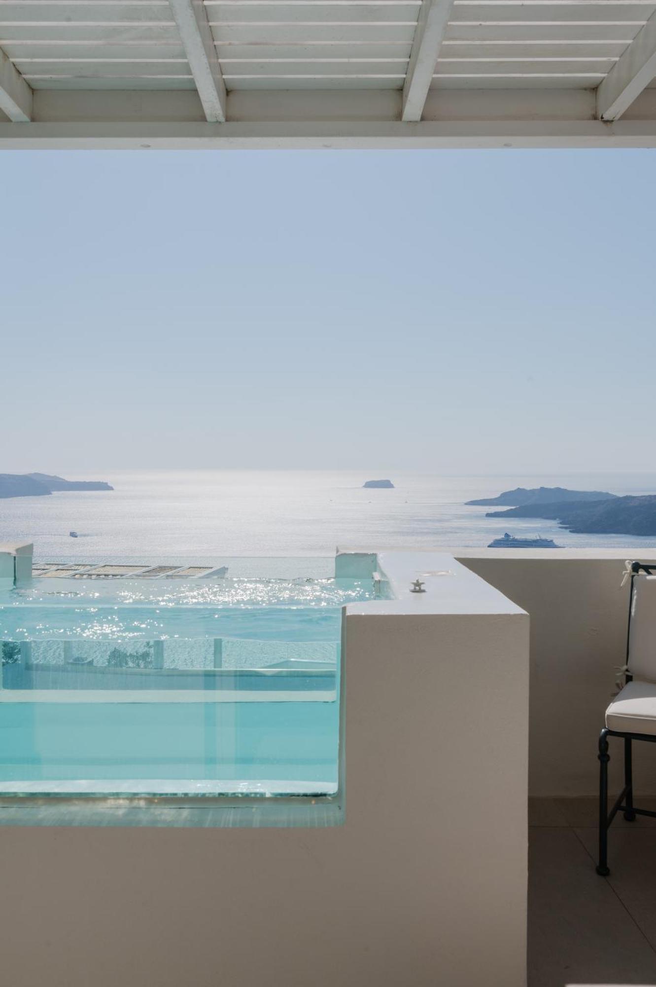 Apeiron Blue Santorini - Sustainable Adults Only 14 Plus Fira  Exterior foto