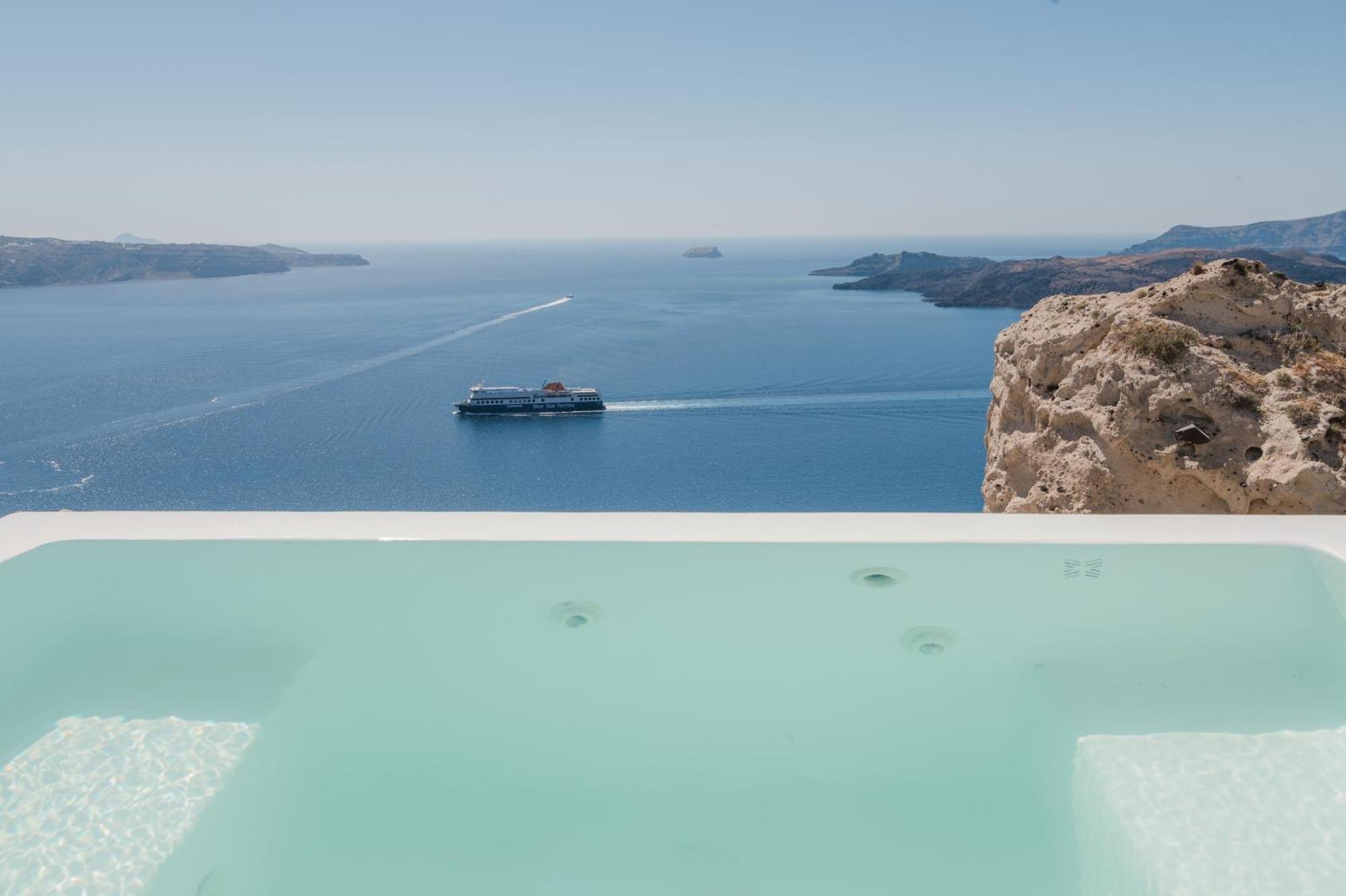 Apeiron Blue Santorini - Sustainable Adults Only 14 Plus Fira  Exterior foto
