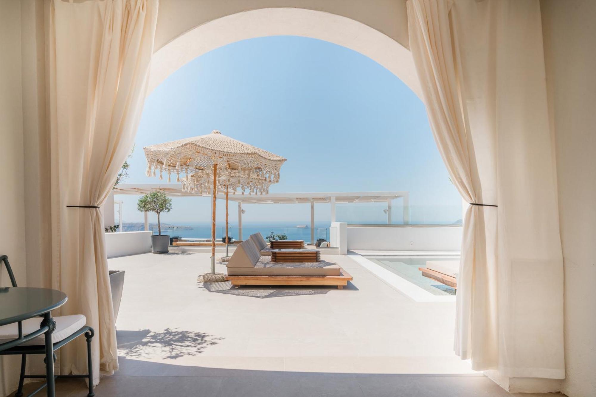 Apeiron Blue Santorini - Sustainable Adults Only 14 Plus Fira  Exterior foto
