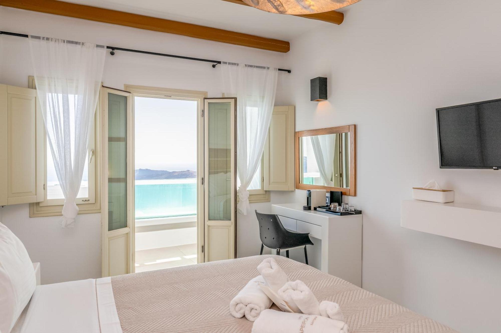 Apeiron Blue Santorini - Sustainable Adults Only 14 Plus Fira  Habitación foto