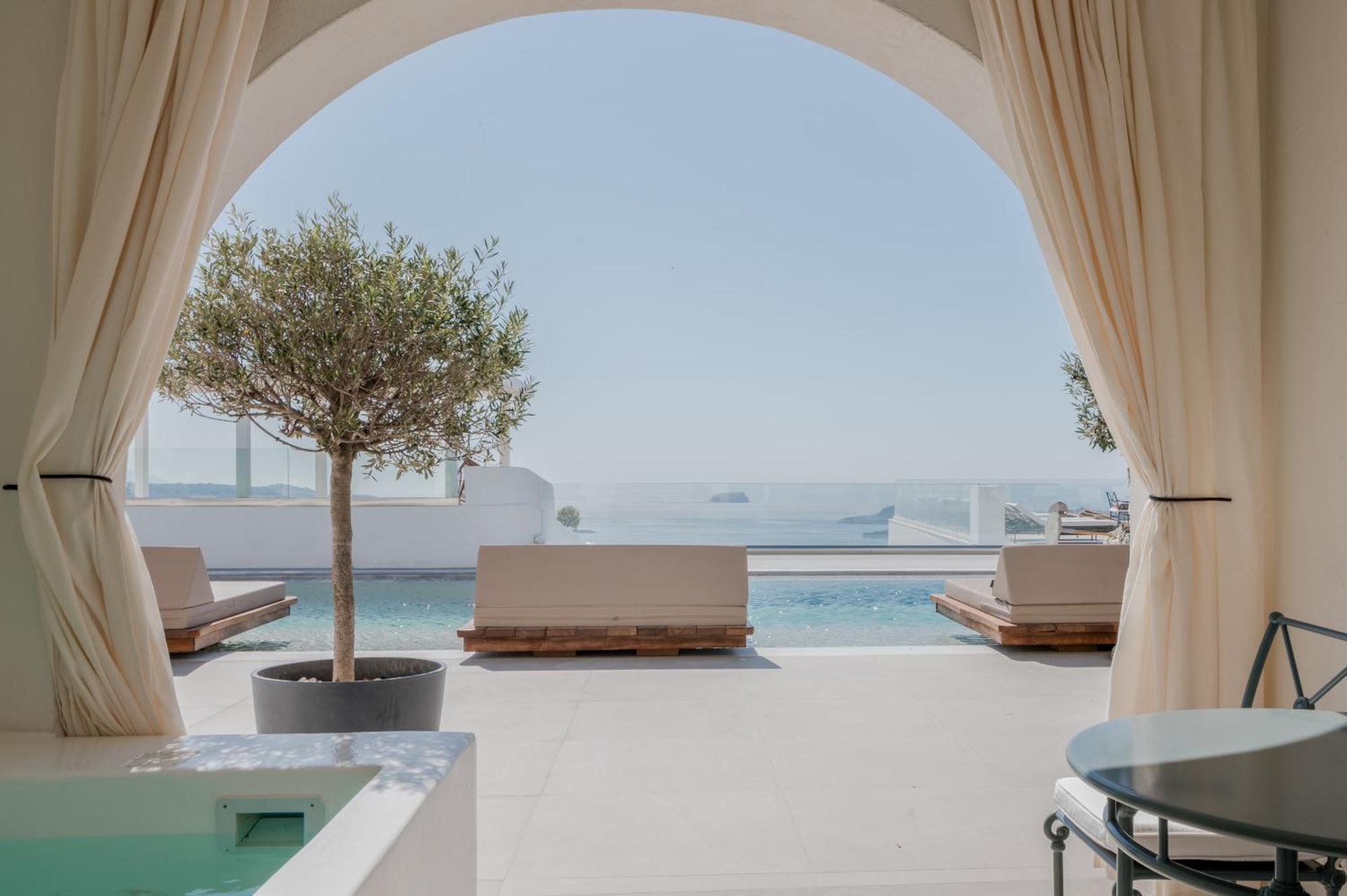 Apeiron Blue Santorini - Sustainable Adults Only 14 Plus Fira  Exterior foto