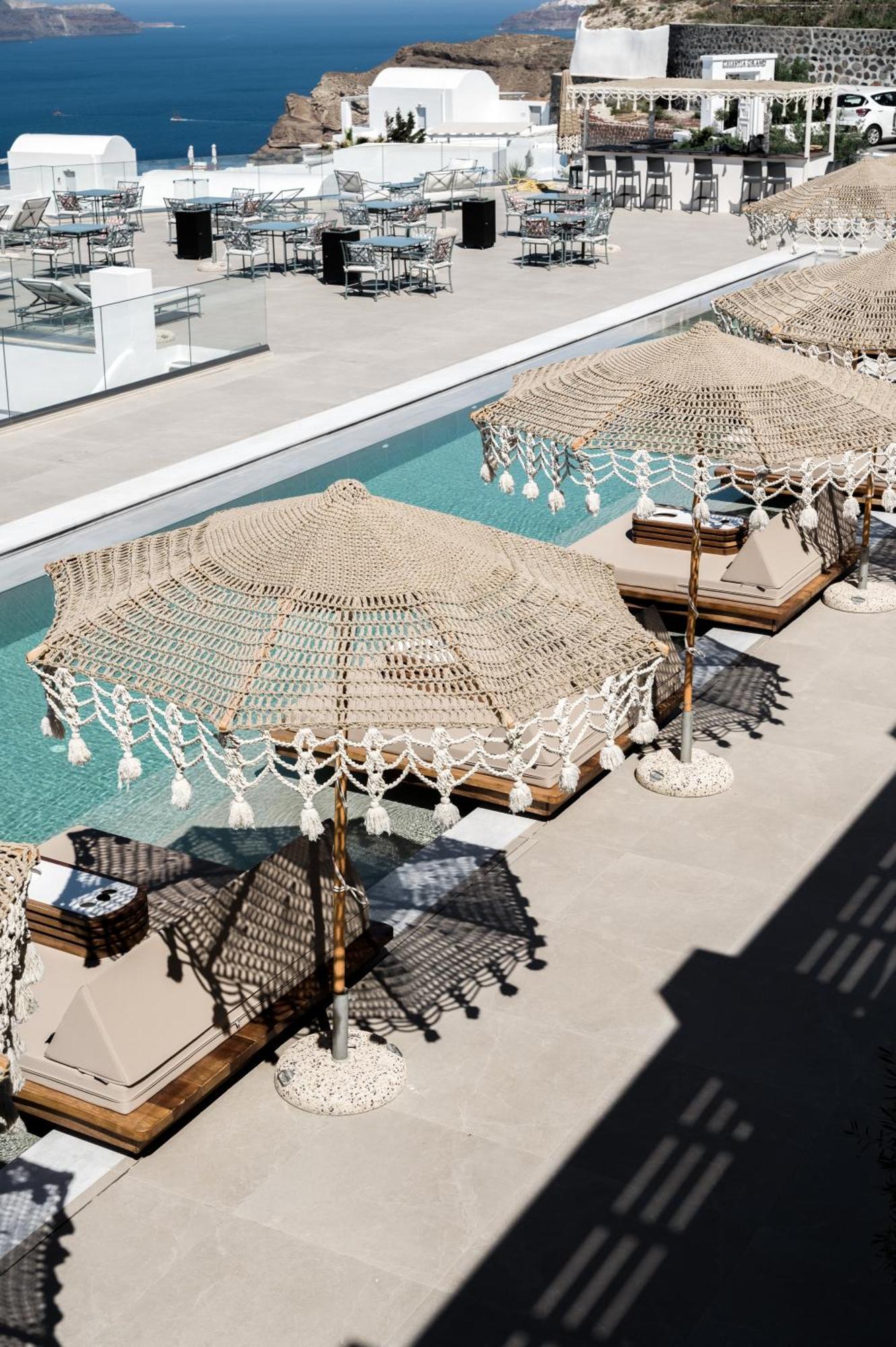 Apeiron Blue Santorini - Sustainable Adults Only 14 Plus Fira  Exterior foto